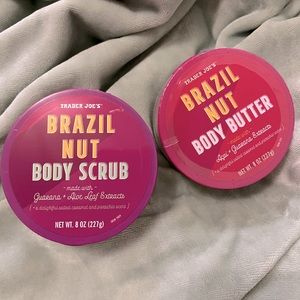 Trader Joe’s Brazil Nut Body Butter & Body Scrub Duo Bundle
